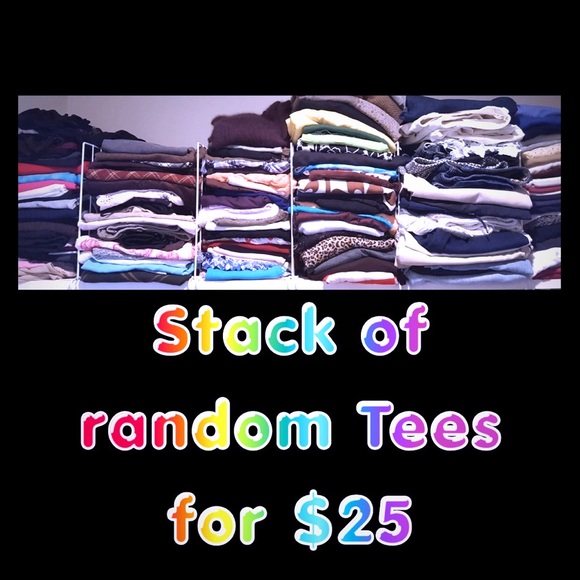 10 random tees in sizes mostly men’s medium and - Picture 1 of 1